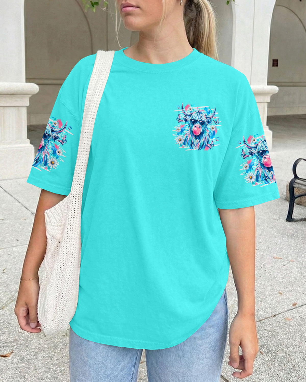 WHISPER WORDS OF WISDOM LET IT BE COW ALL OVER PRINT  - TLHG1006263