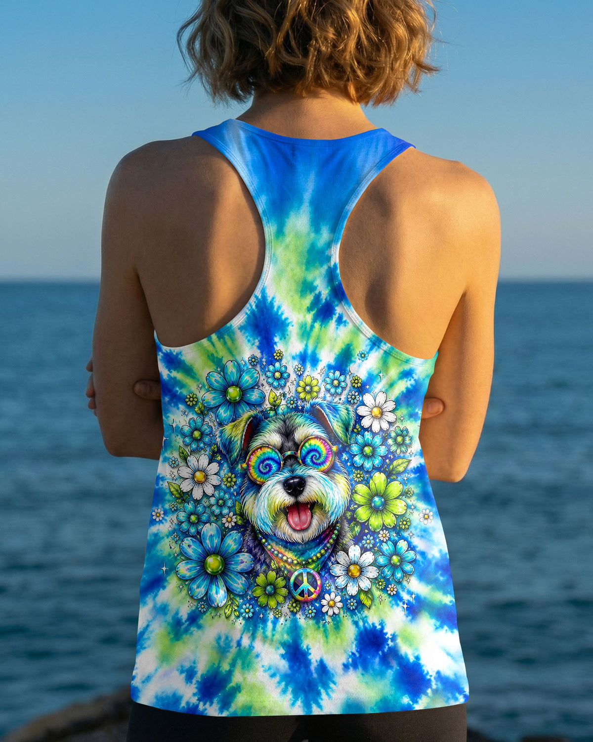WHISPER WORDS OF WISDOM LET IT BE  SCHNAUZER DOG  ALL OVER PRINT  - TLHG1305263