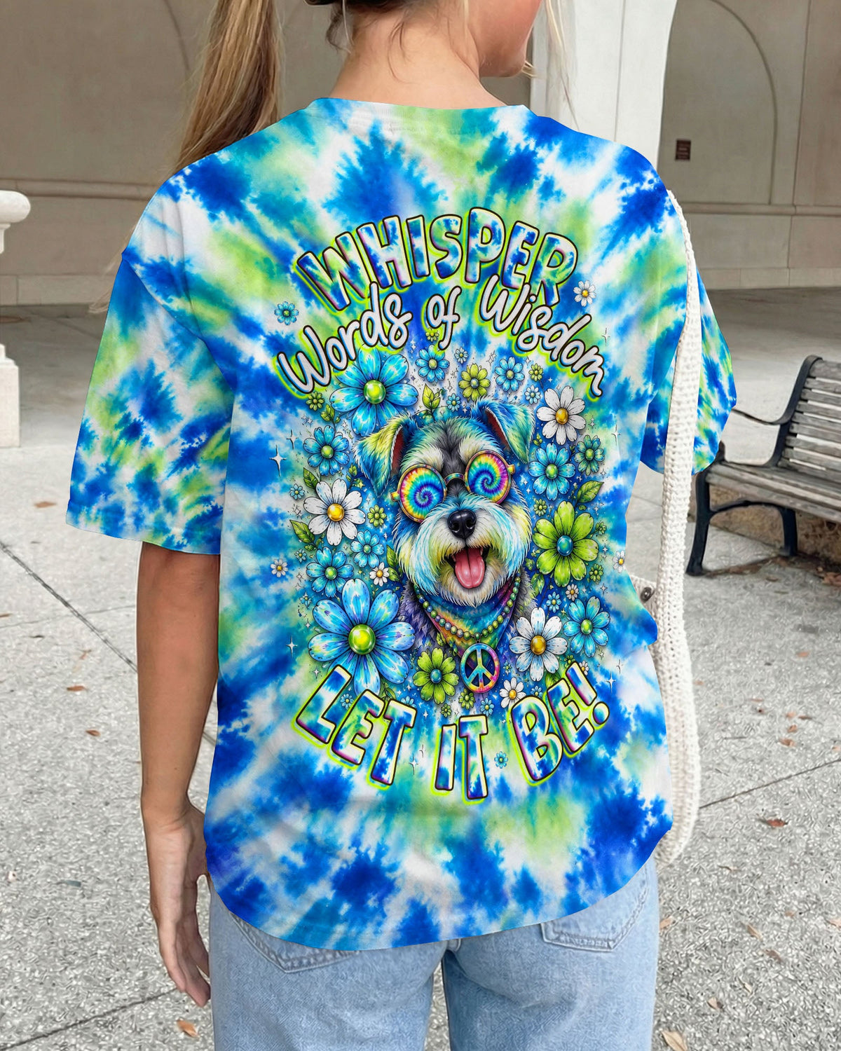 WHISPER WORDS OF WISDOM LET IT BE  SCHNAUZER DOG  ALL OVER PRINT  - TLHG1305263