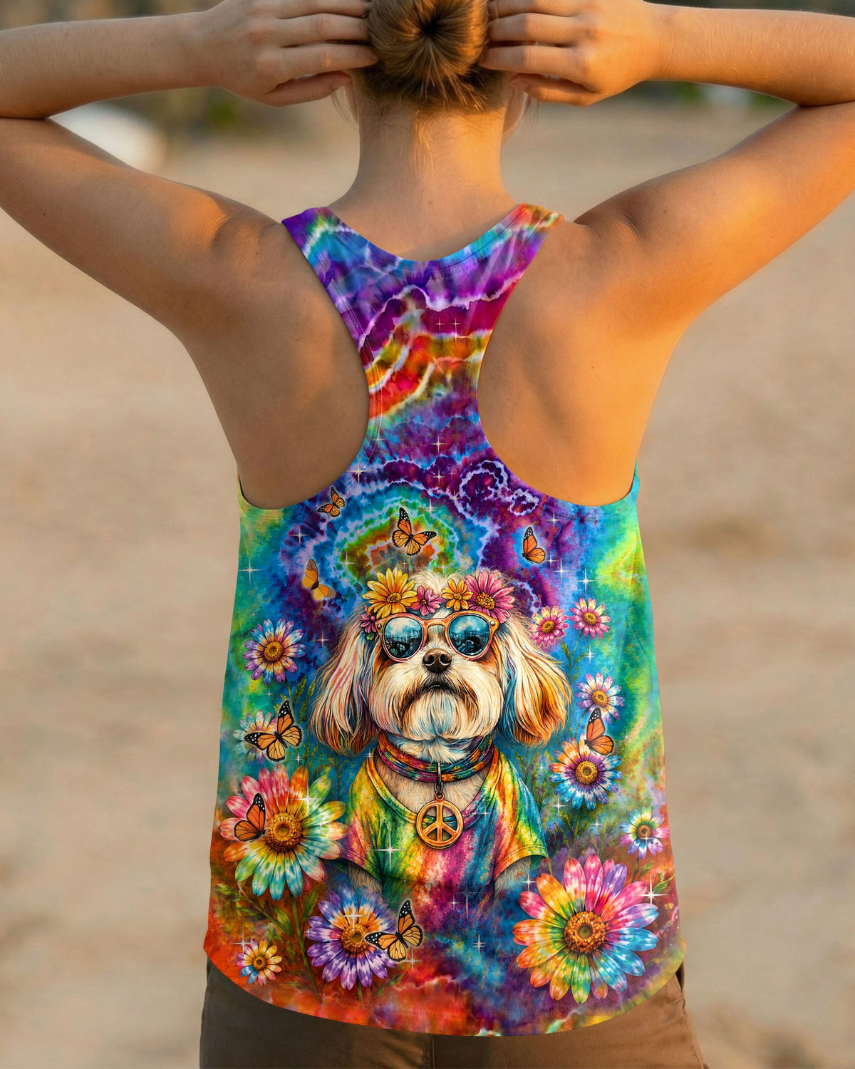 WHISPER WORDS OF WISDOM LET IT BE  SHIH TZU DOG   ALL OVER PRINT  - TLHN1205262