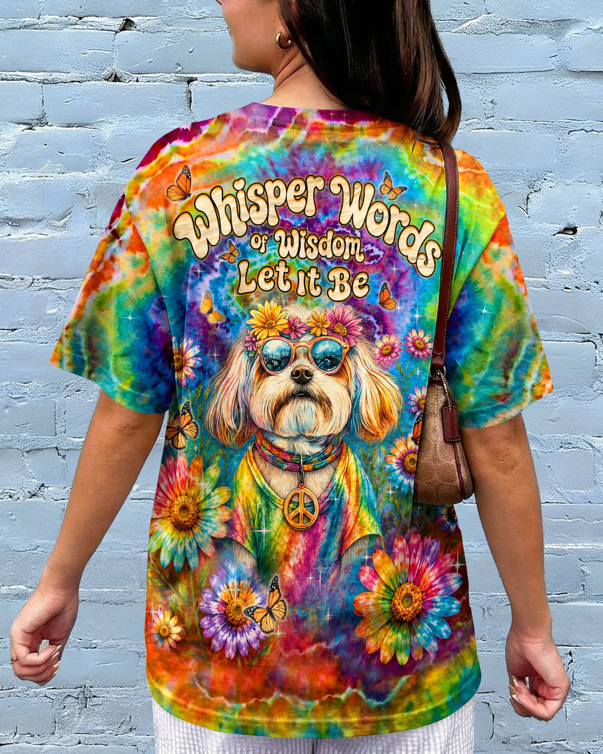 WHISPER WORDS OF WISDOM LET IT BE  SHIH TZU DOG   ALL OVER PRINT  - TLHN1205262