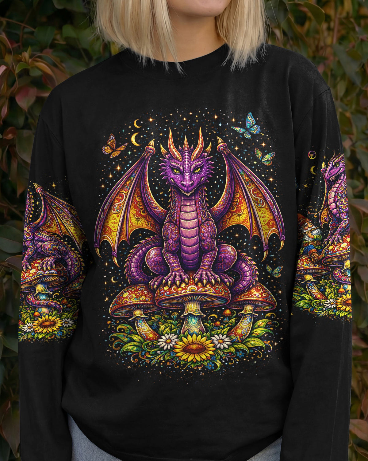SPIRIT OF A DRAGON  MUSHROOM ALL OVER PRINT  - TLHN1304262