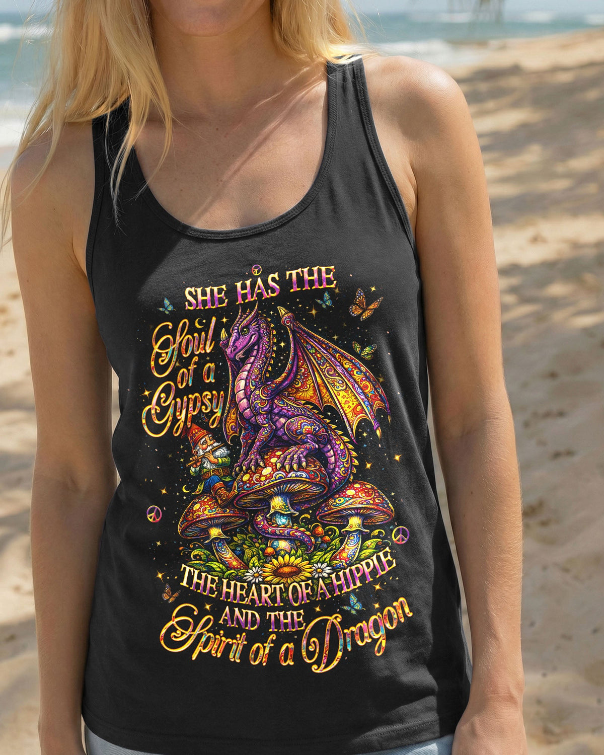 SPIRIT OF A DRAGON  MUSHROOM ALL OVER PRINT  - TLHN1304262