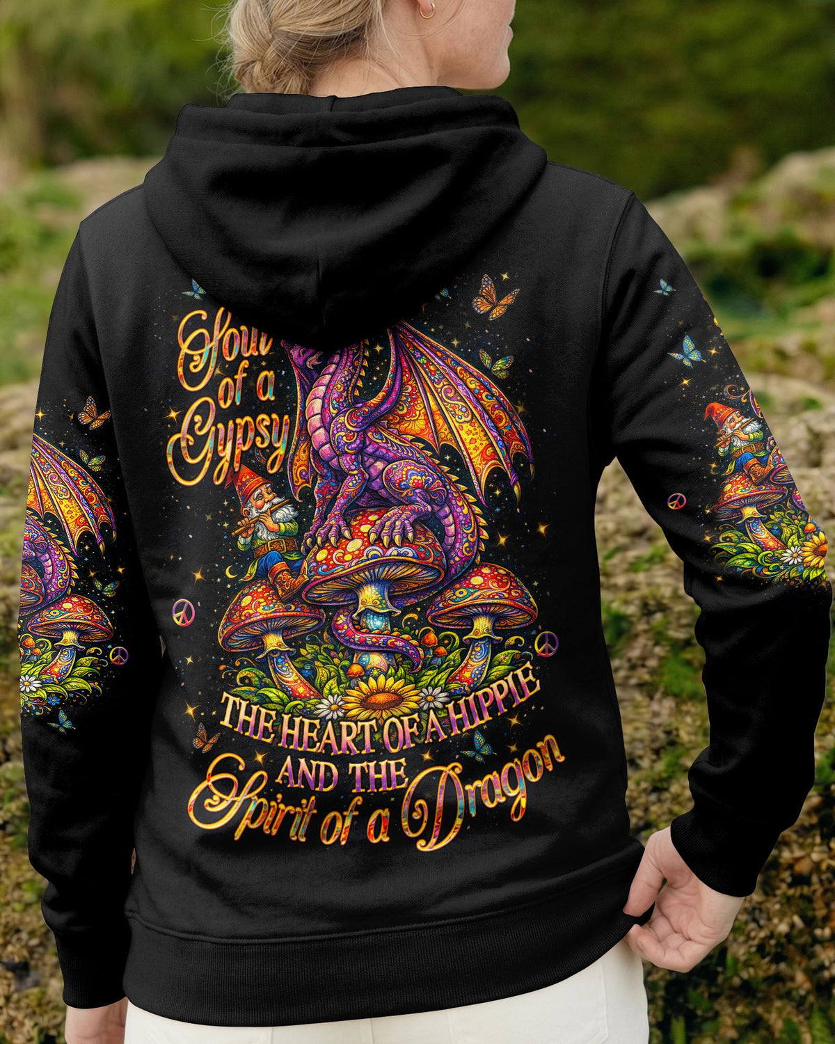 SPIRIT OF A DRAGON  MUSHROOM ALL OVER PRINT  - TLHN1304262
