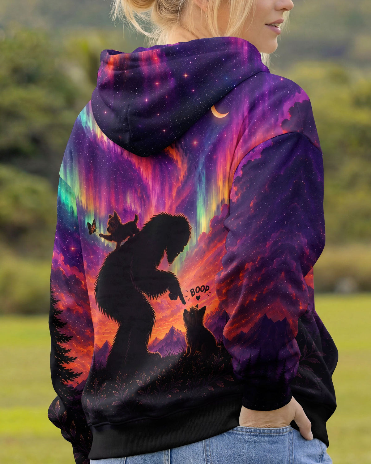 BOOP BIGFOOT YORKIE DOG AURORA ALL OVER PRINT - TLNO0807261