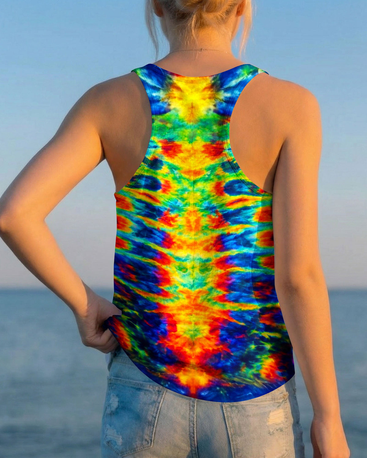 HIPPIE DRAGONFLY COLORFUL SWIRL ALL OVER PRINT  - TLNT0204262