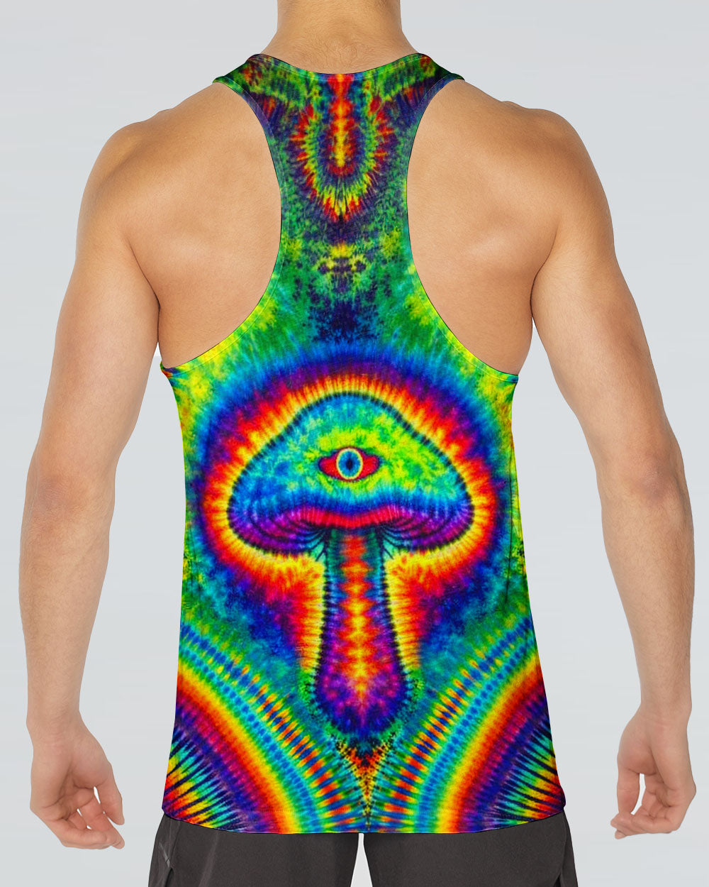 PSYCHEDELIC  MUSHROOM  COLORFUL ALL OVER PRINT - TLNT2004262