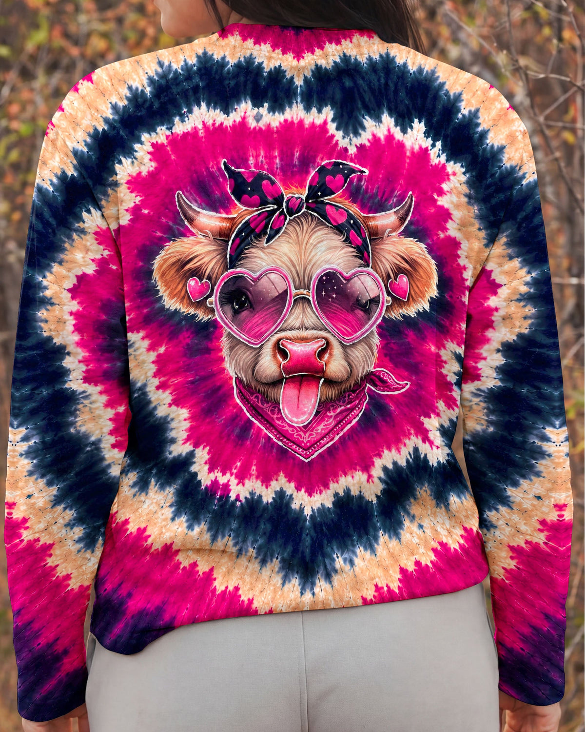 HEIFER COW HEART SWIRL ALL OVER PRINT  - TLNT2406263