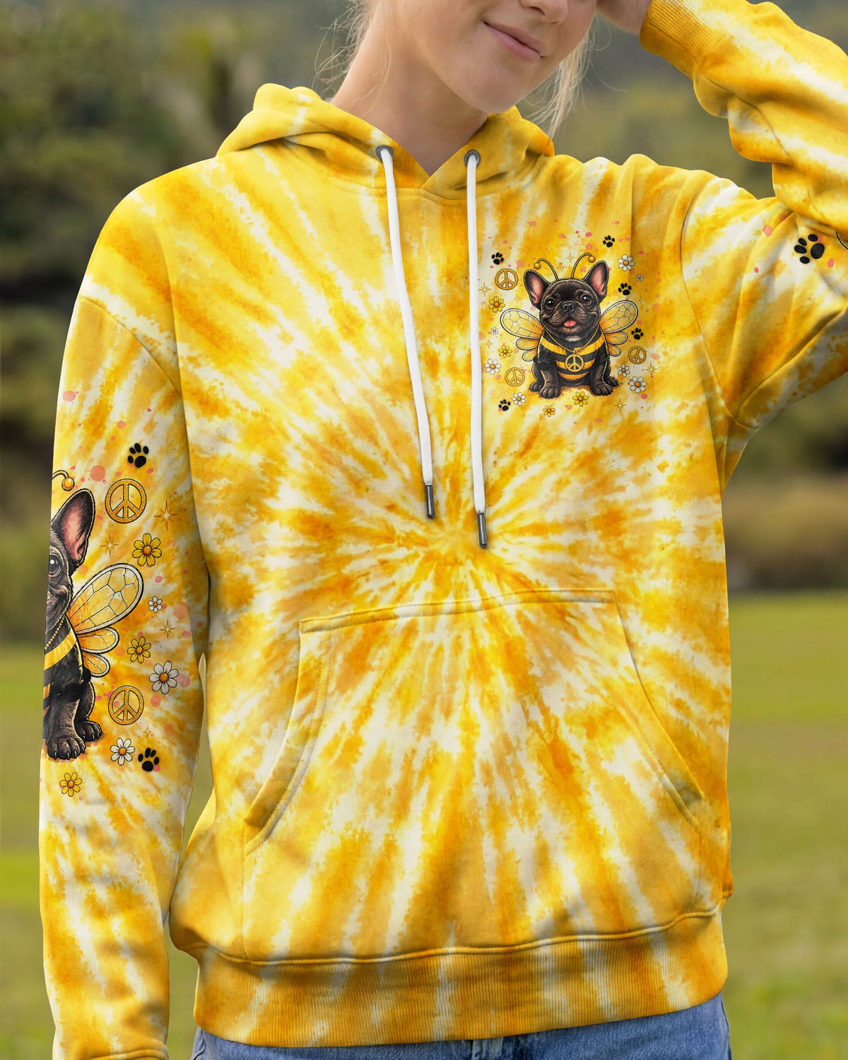 WHISPER WORDS OF WISDOM LET IT BEE FRENCH BULLDOG  ALL OVER PRINT  - TLNT2804262