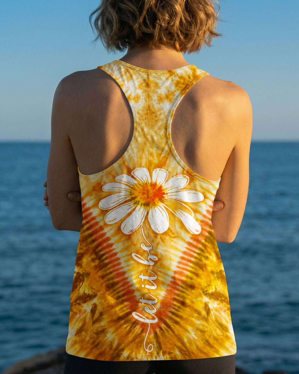 LET IT BE DAISIES V PATTERN  ALL OVER PRINT   - TLTW0107261