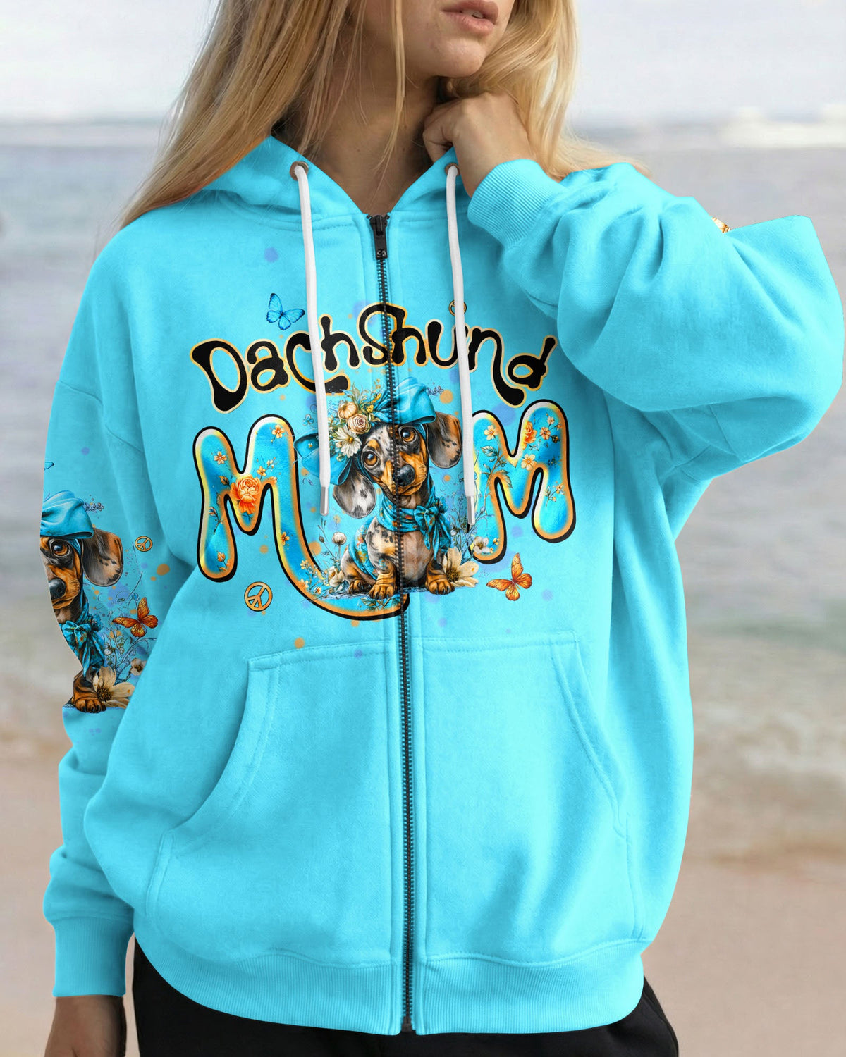DACHSHUND MOM COOLER DOG  ALL OVER PRINT  - TLTW0605262