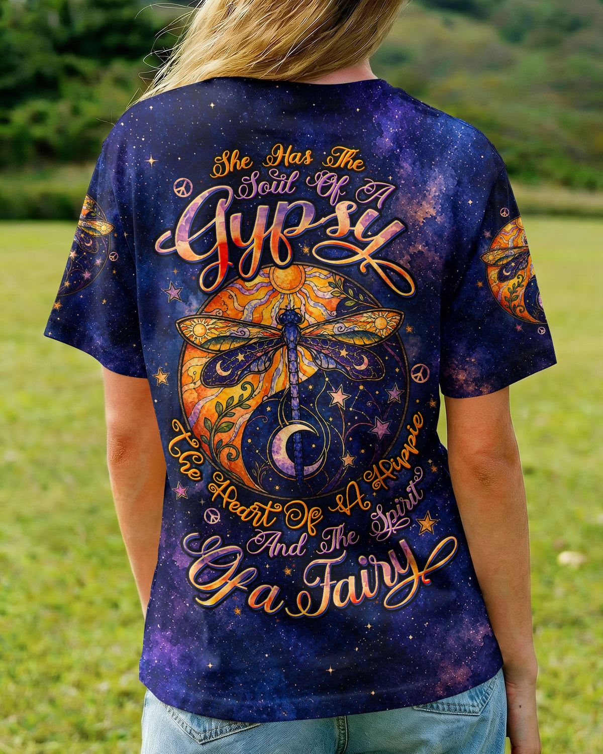 SPIRIT OF A FAIRY DRAGONFLY YINYANG ALL OVER PRINT  - TLTW1105263
