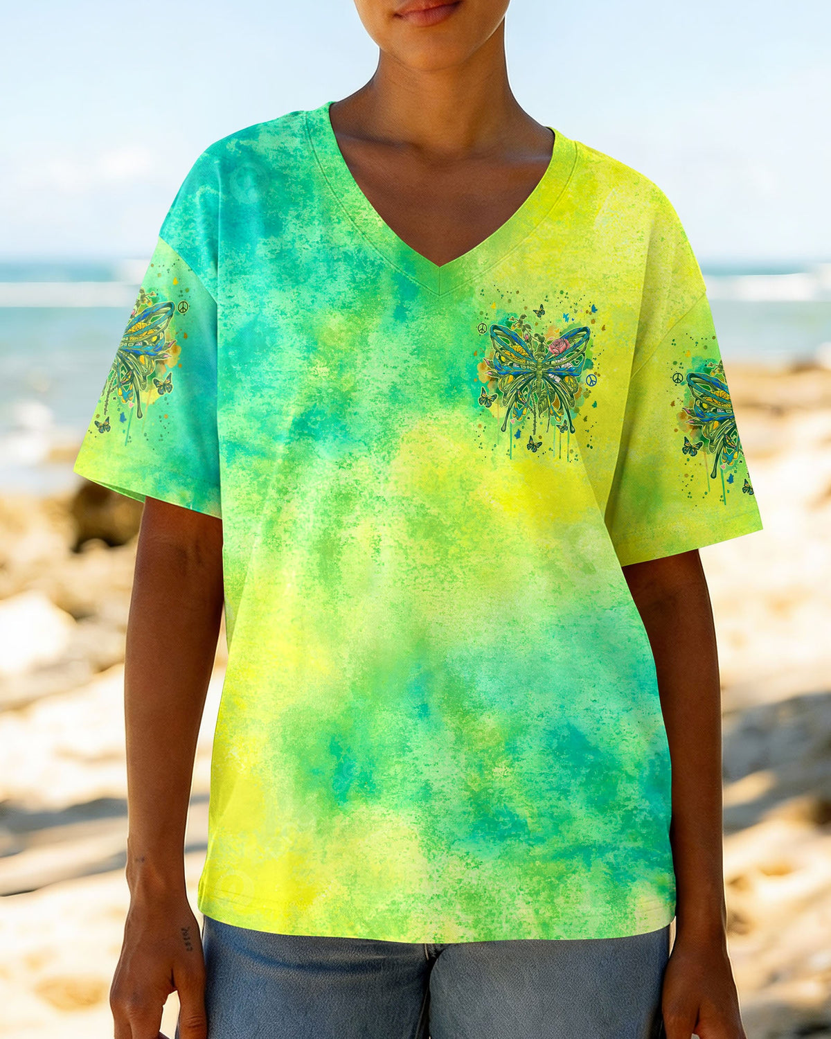 JUST BREATHE BUTTERFLY ALL OVER PRINT - TYLN0705261