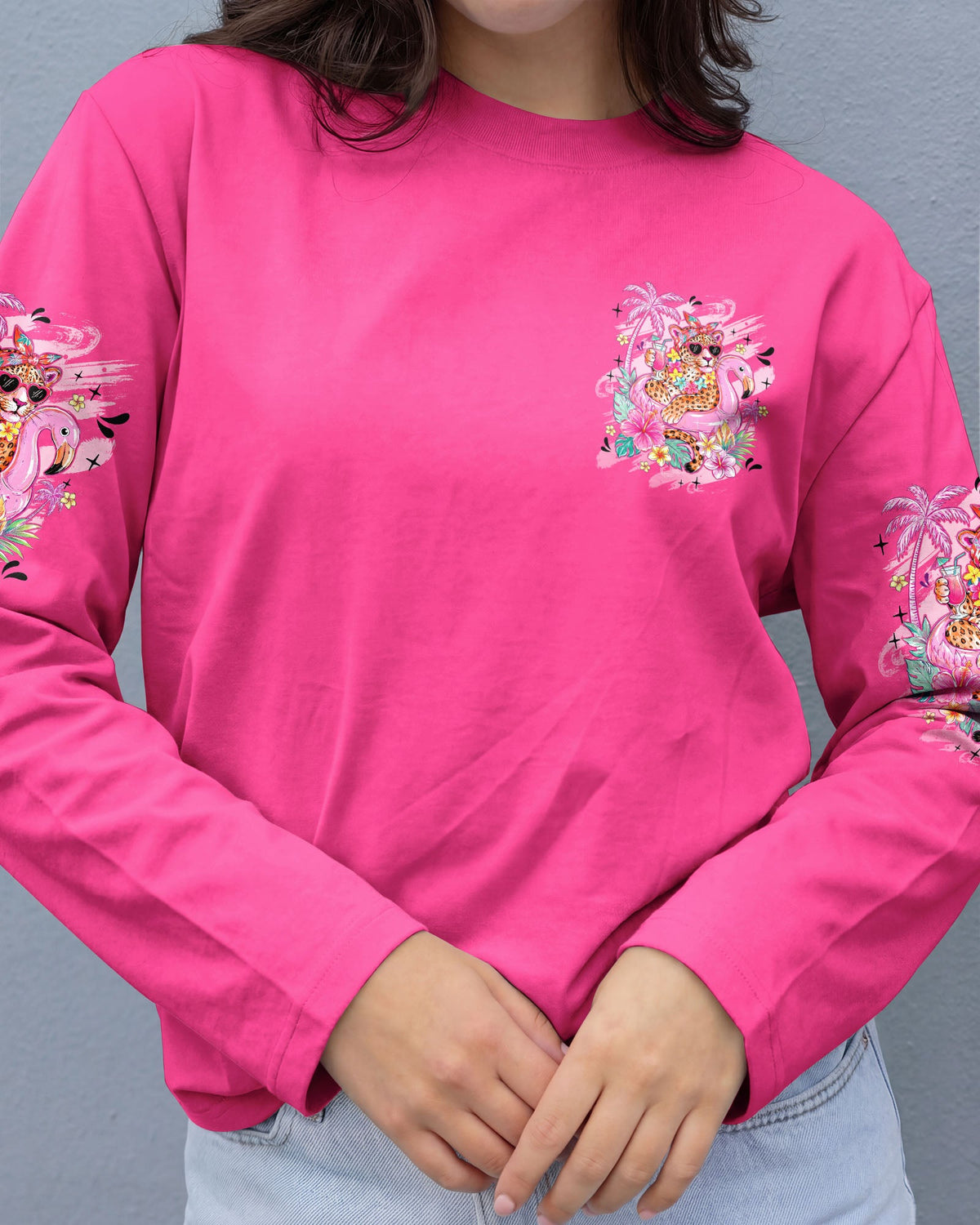KINDA SWEET KINDA SAVAGE LEOPARD ALL OVER PRINT - TYQY0107262
