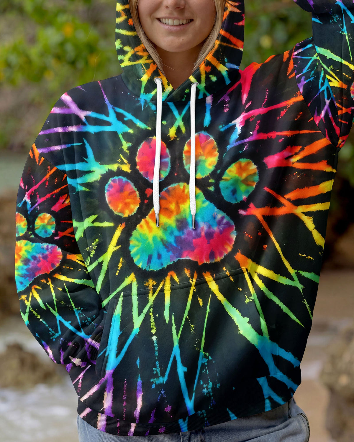 COLORFUL PAW AURA ALL OVER PRINT - TYQY0204261