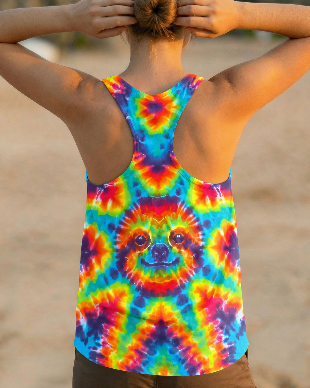SLOTH COLORFUL ALL OVER PRINT - TYQY0804262