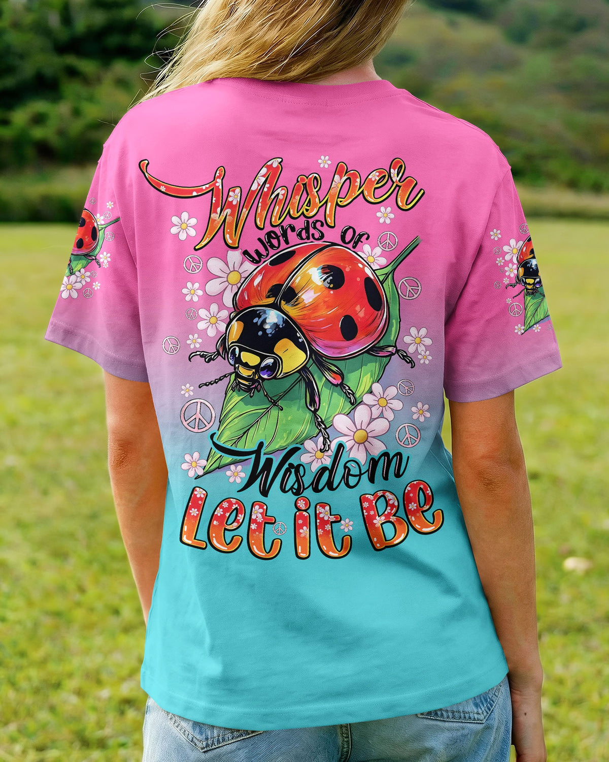 WHISPER WORDS OF WISDOM LET IT BE LADYBUG ALL OVER PRINT - TYQY0906262