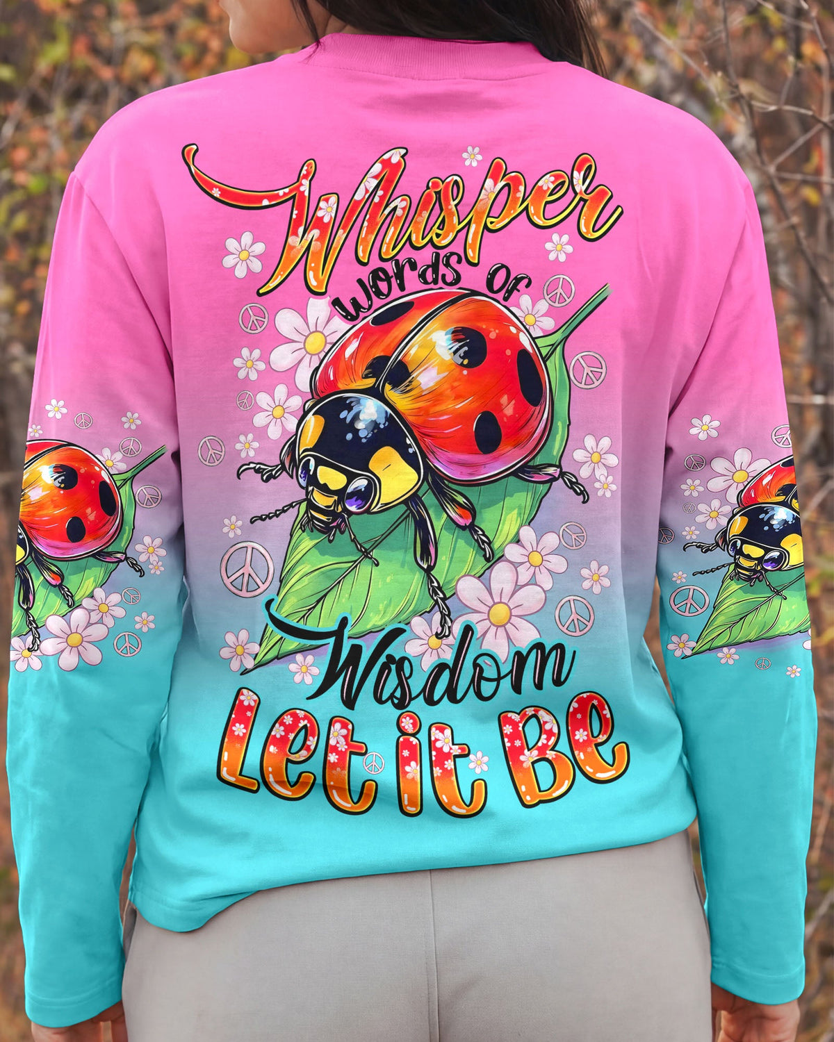 WHISPER WORDS OF WISDOM LET IT BE LADYBUG ALL OVER PRINT - TYQY0906262