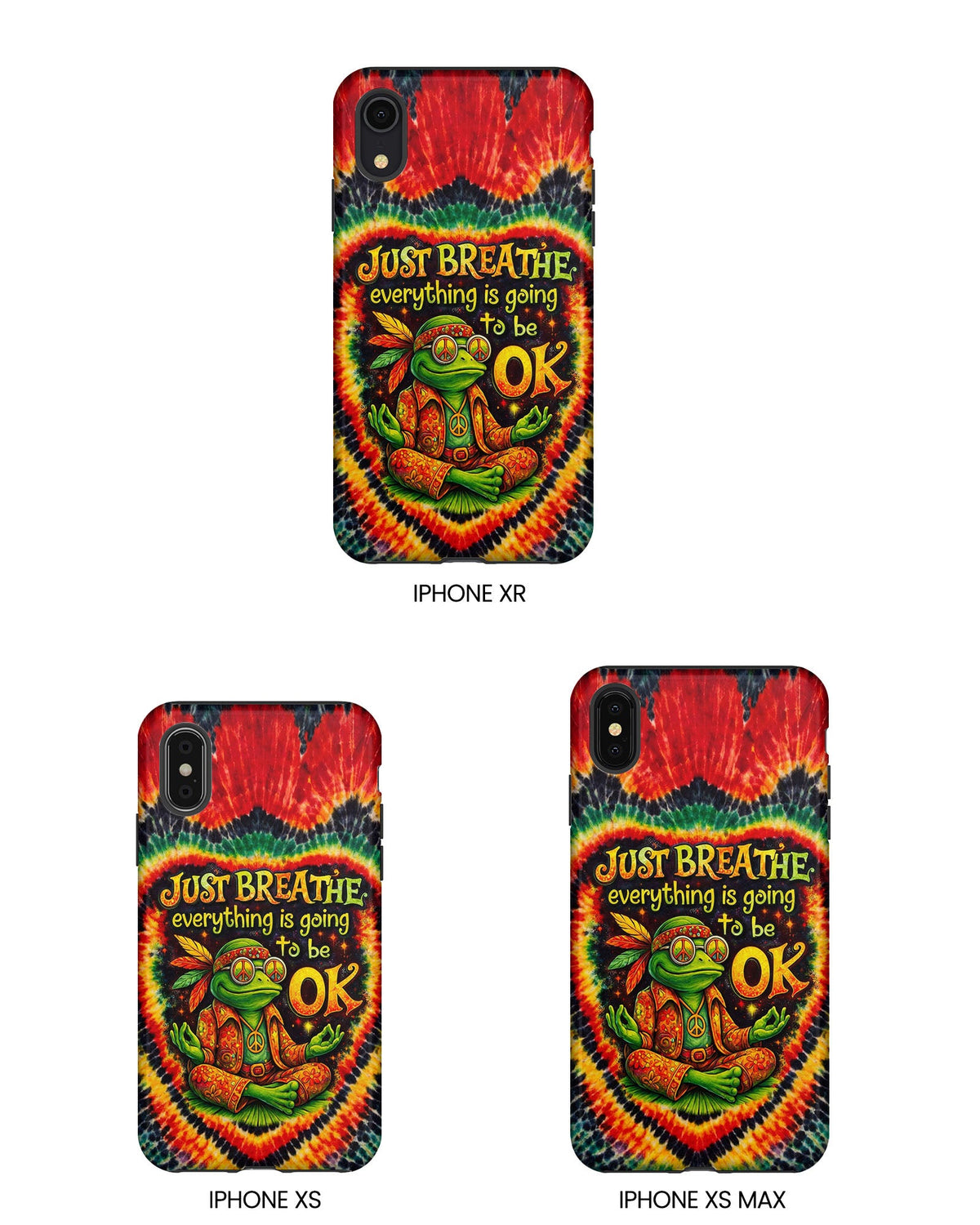 JUST BREATHE FROG SWIRL PHONE CASE  - KMTM2304262