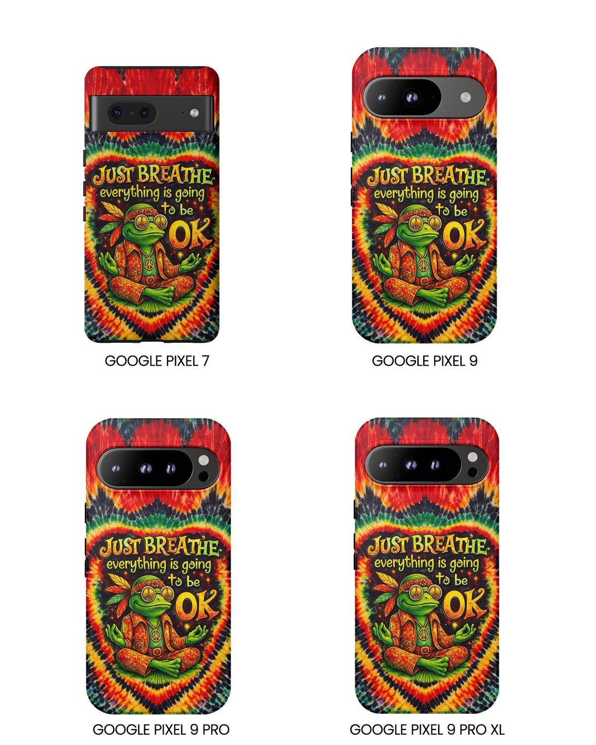 JUST BREATHE FROG SWIRL PHONE CASE  - KMTM2304262