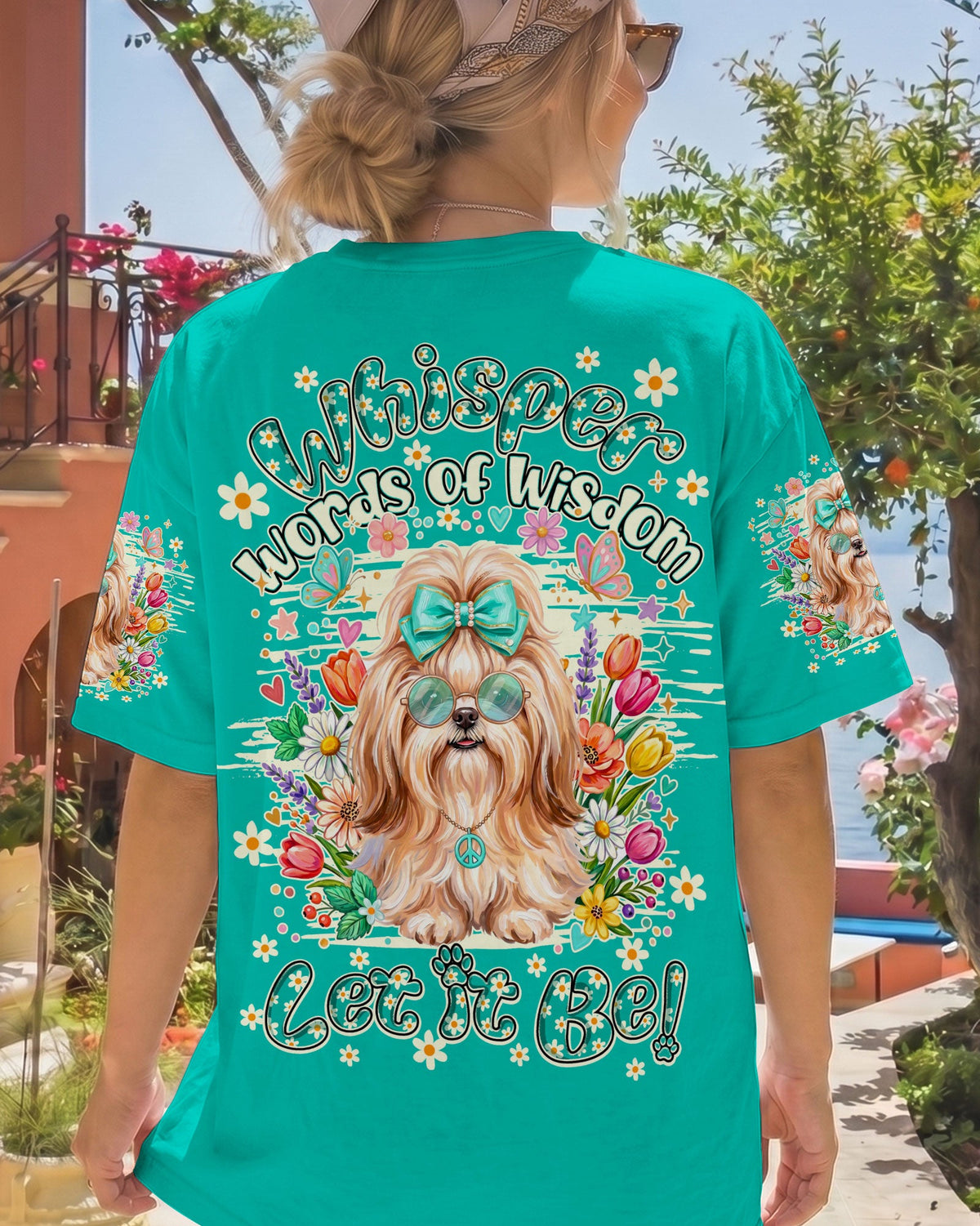 WHISPER WORDS OF WISDOM LET IT BE SHIH TZU DOG ALL OVER PRINT - TY1905261