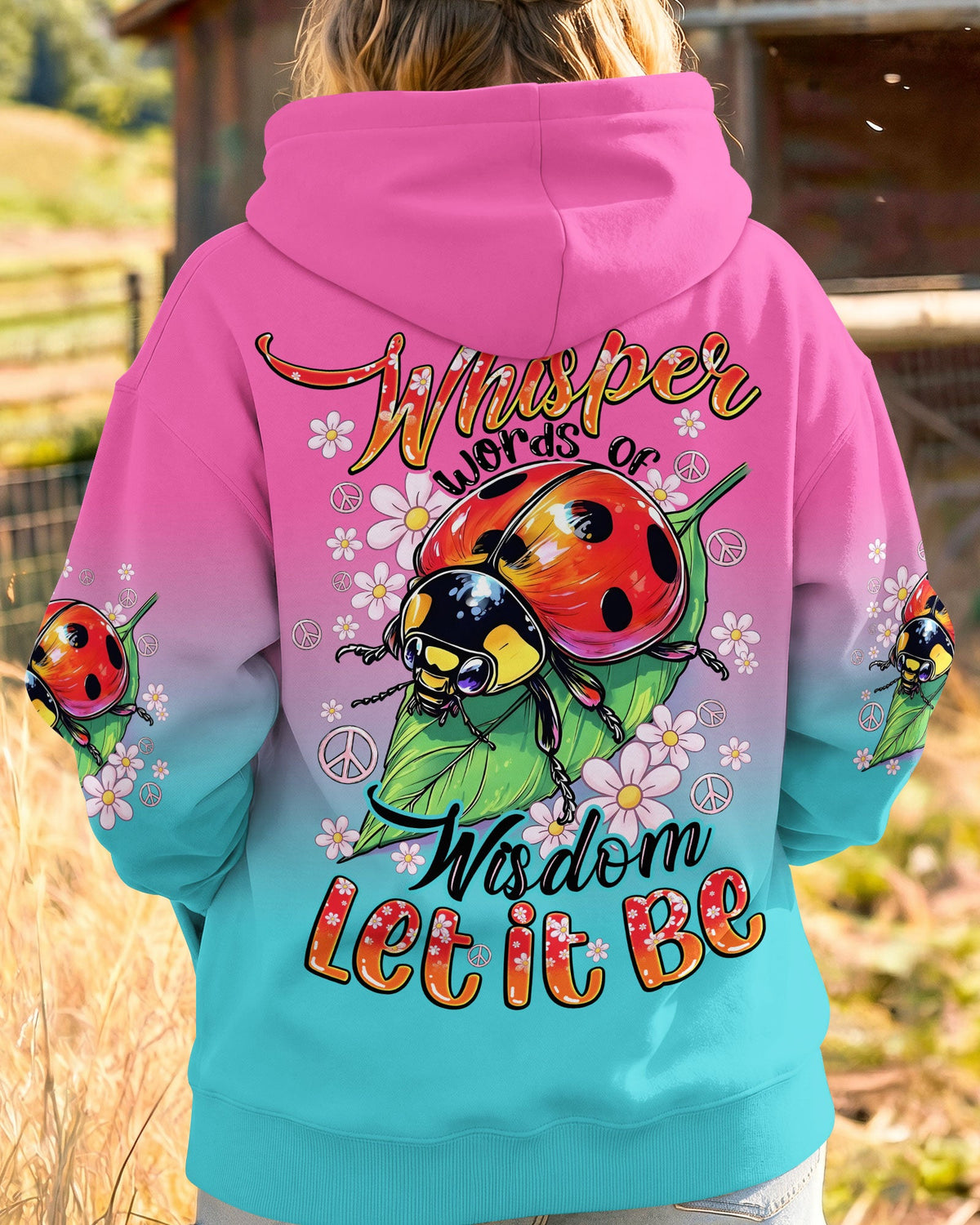 WHISPER WORDS OF WISDOM LET IT BE LADYBUG ALL OVER PRINT - TYQY0906262
