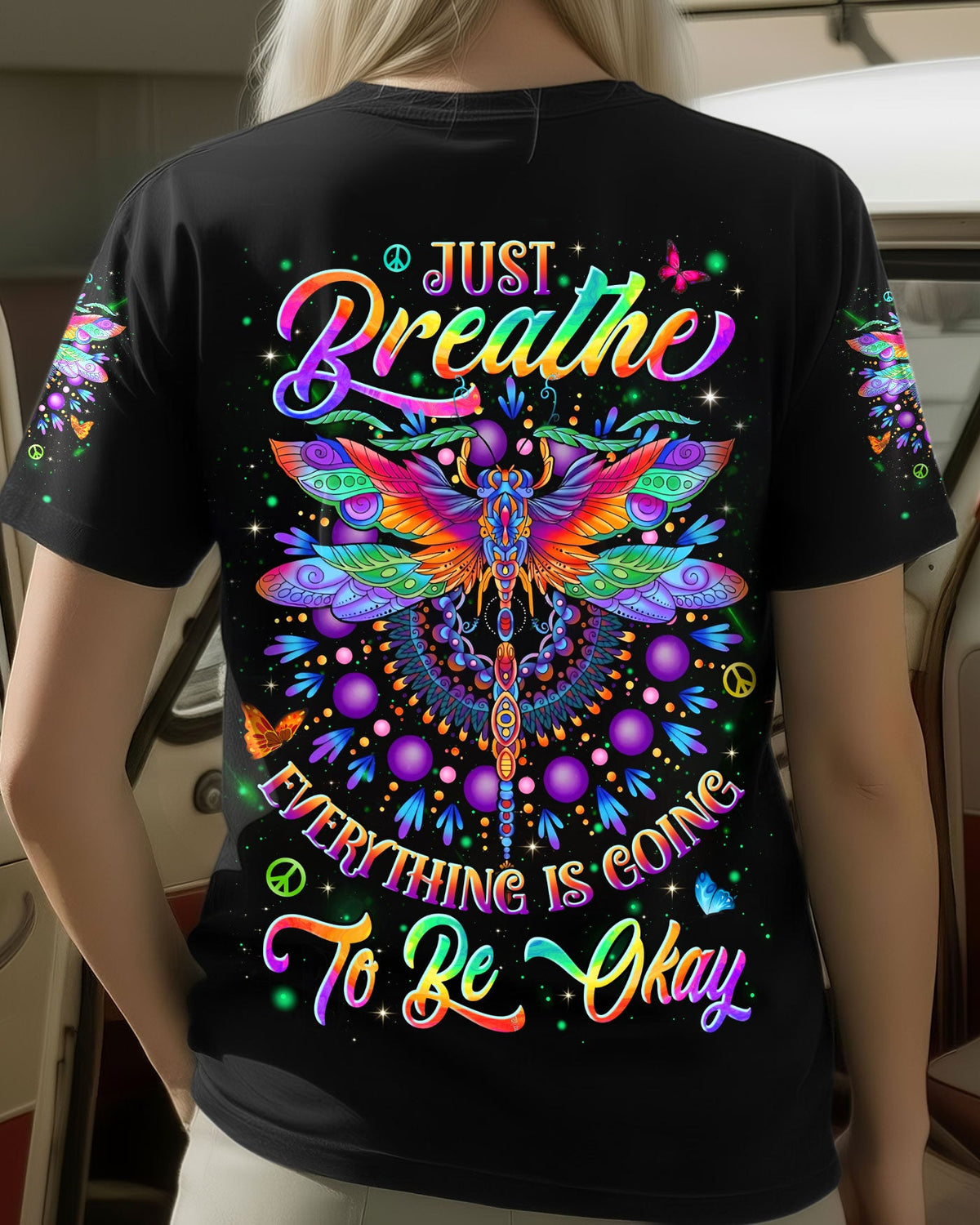 JUST BREATHE DRAGONFLY ALL OVER PRINT - TYLN2204263