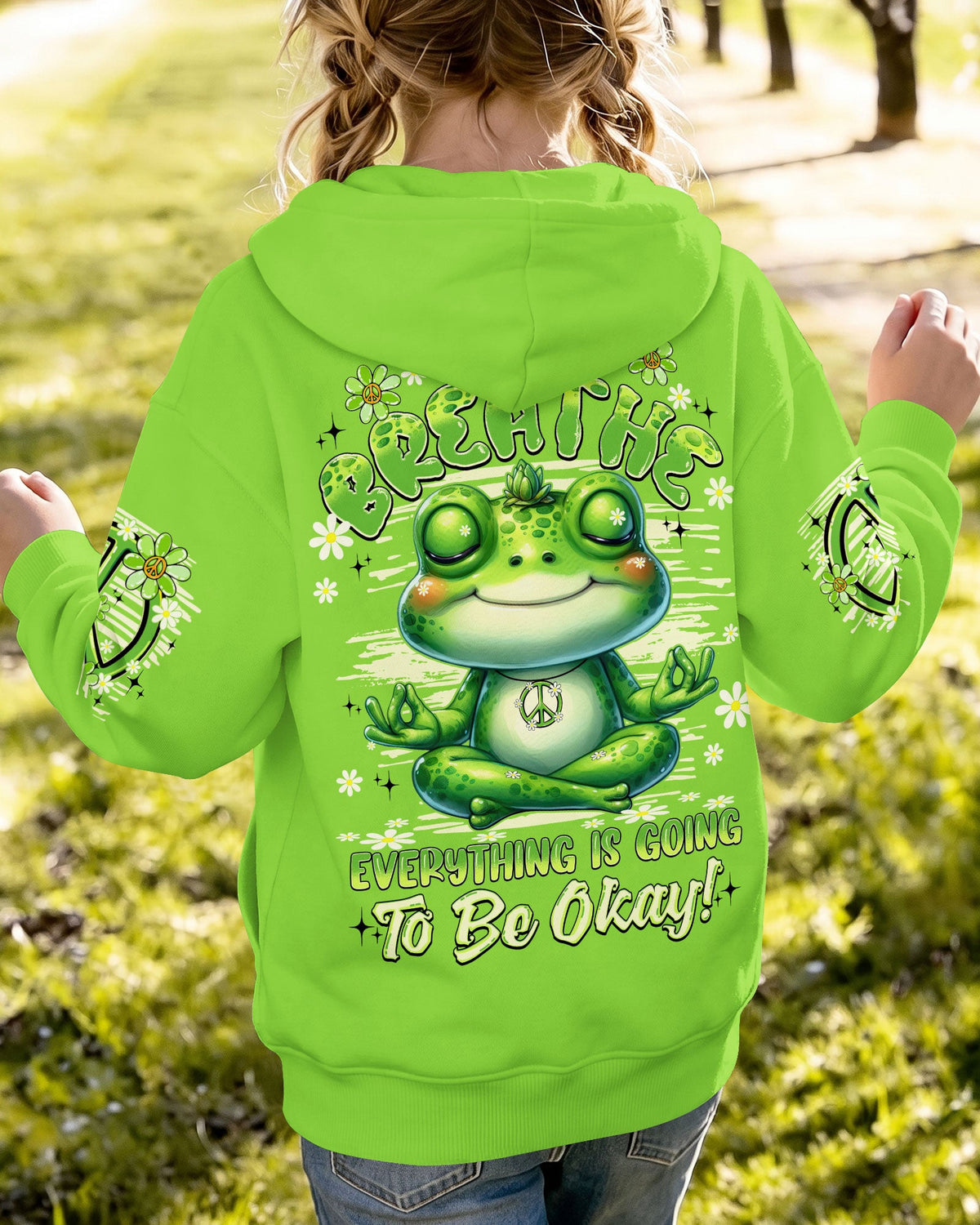 JUST BREATHE FROG KIDS ALL OVER PRINT - TYQY0506262