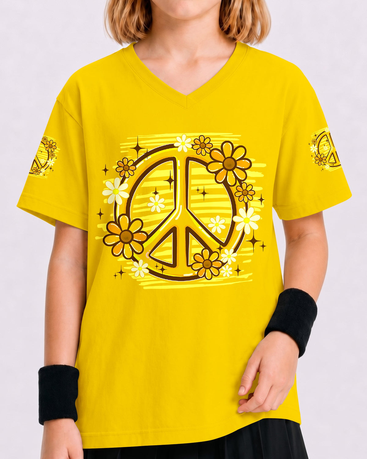I'M NOT SHORT DUCK HIPPIE KIDS ALL OVER PRINT - TYPQ1206262